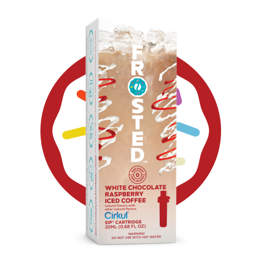 Frosted White Chocolate Raspberry Iced Coffee - 1Z54