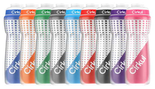 22oz. Insulated Squeeze Plastic Bottle & Sport Lid - QCHQ