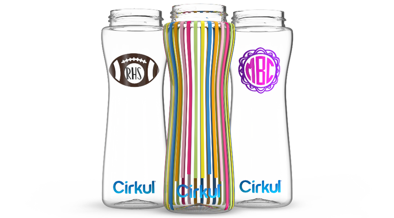 Custom 22oz. Plastic Bottle & Comfort Grip Lid - 90NB