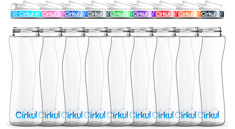 Custom 22oz. Plastic Bottle & Comfort Grip Lid - 90NB