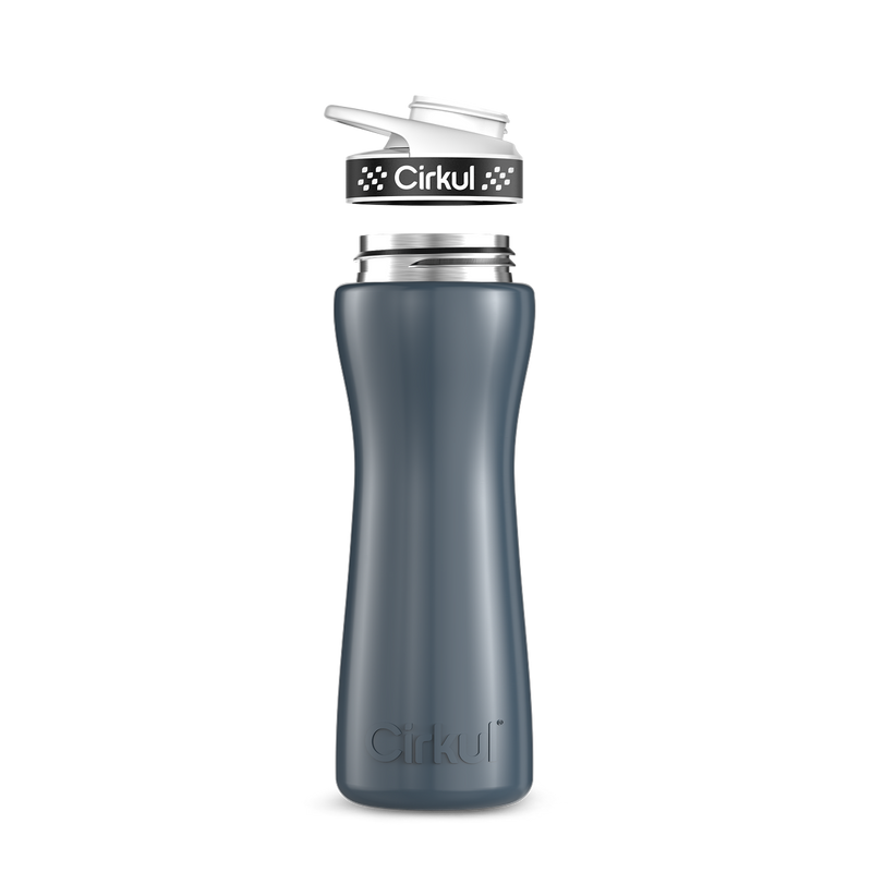 22oz. Stainless Steel Bottle & Comfort Grip Lid - 7W1D