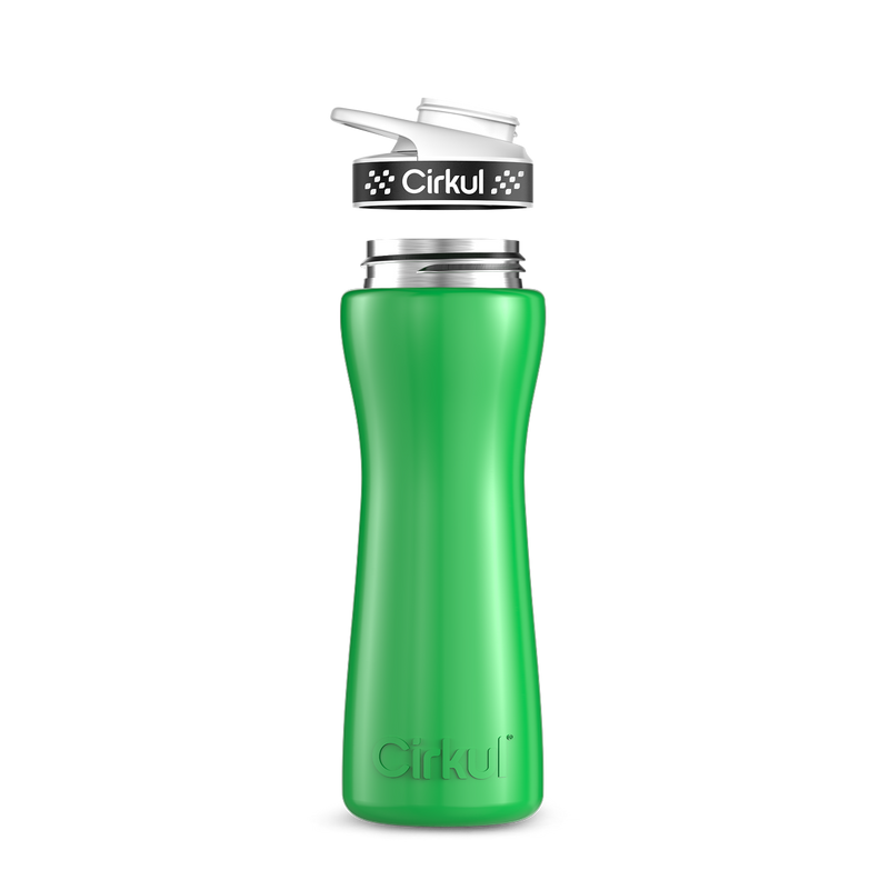 22oz. Stainless Steel Bottle & Comfort Grip Lid - 7W1D