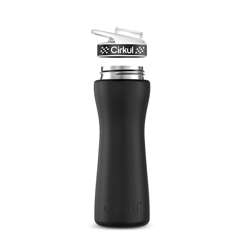 22oz. Stainless Steel Bottle & Comfort Grip Lid - 7W1D