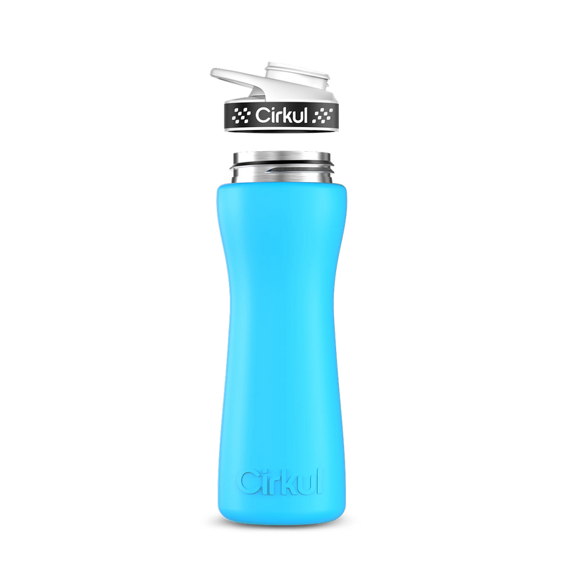 22oz. Stainless Steel Bottle & Comfort Grip Lid - 7W1D