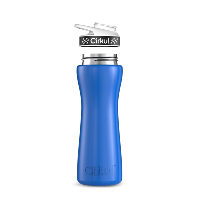 22oz. Stainless Steel Bottle & Comfort Grip Lid - 7W1D