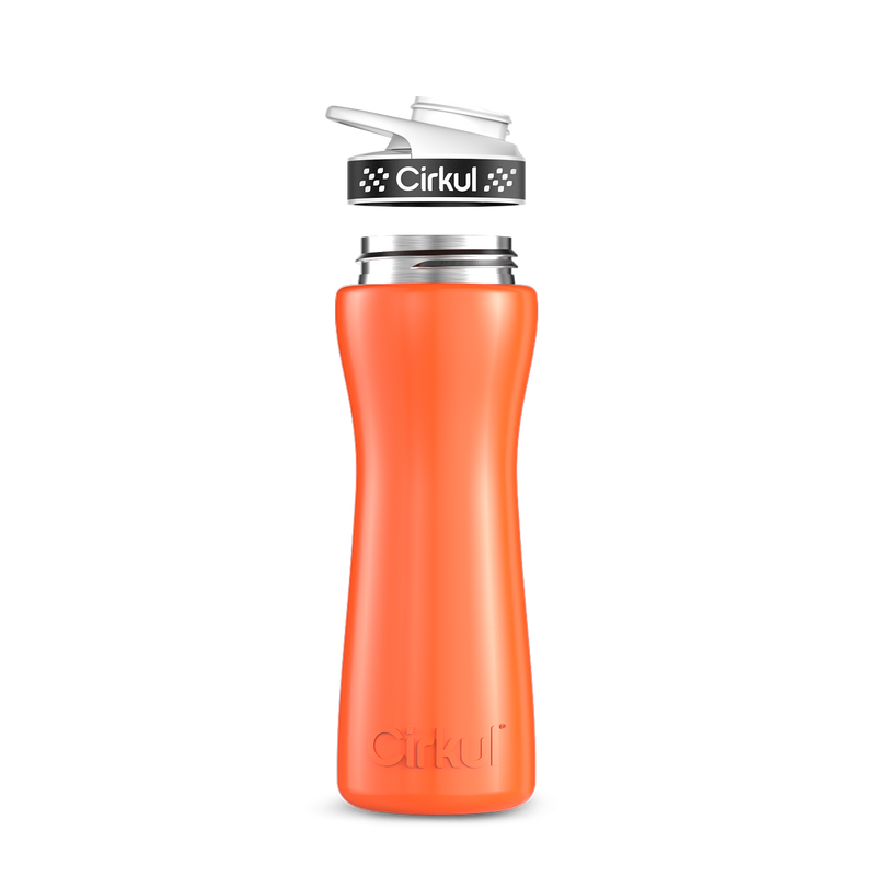 22oz. Stainless Steel Bottle & Comfort Grip Lid - 7W1D
