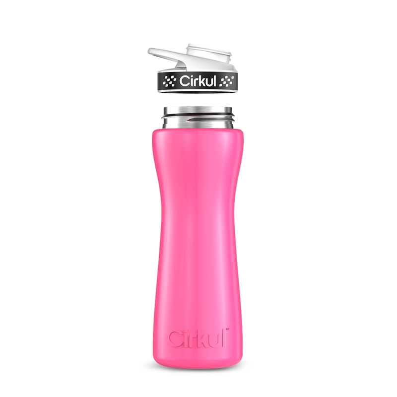 22oz. Stainless Steel Bottle & Comfort Grip Lid - 7W1D