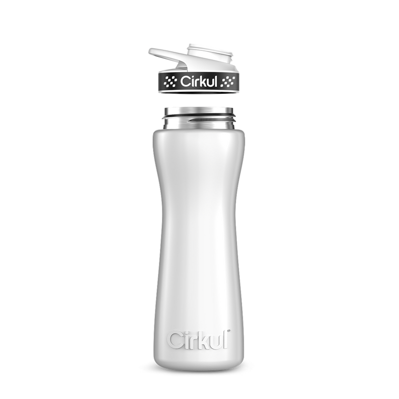 22oz. Stainless Steel Bottle & Comfort Grip Lid - 7W1D