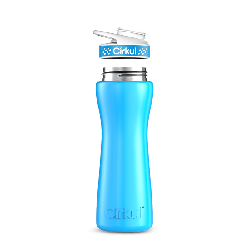 22oz. Stainless Steel Bottle & Comfort Grip Lid - 7W1D