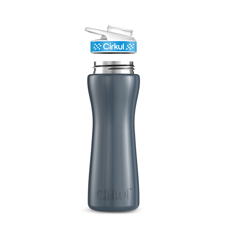 22oz. Stainless Steel Bottle & Comfort Grip Lid - 7W1D