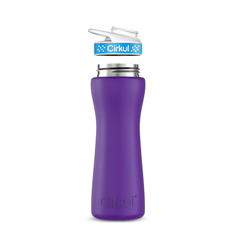 22oz. Stainless Steel Bottle & Comfort Grip Lid - 7W1D