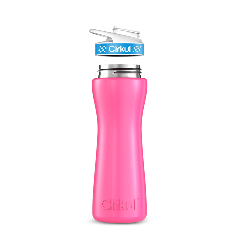 22oz. Stainless Steel Bottle & Comfort Grip Lid - 7W1D