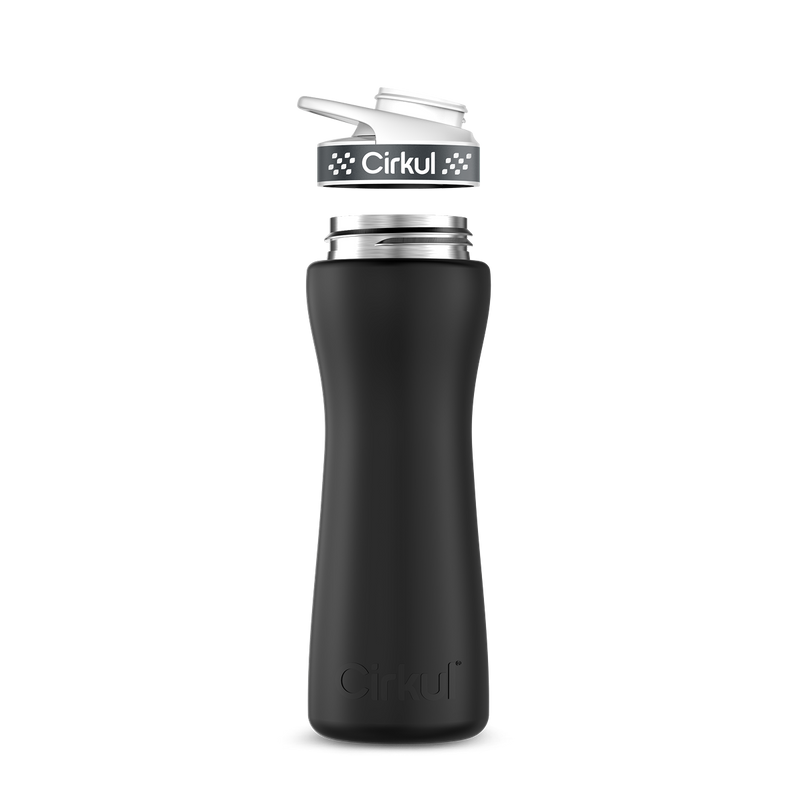 22oz. Stainless Steel Bottle & Comfort Grip Lid - 7W1D