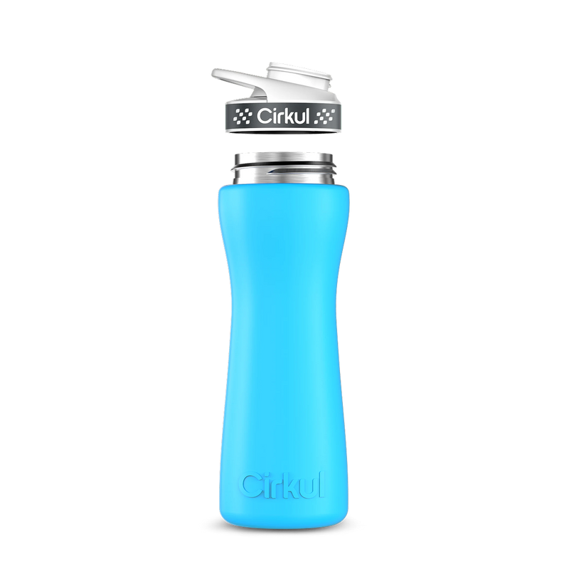 22oz. Stainless Steel Bottle & Comfort Grip Lid - 7W1D