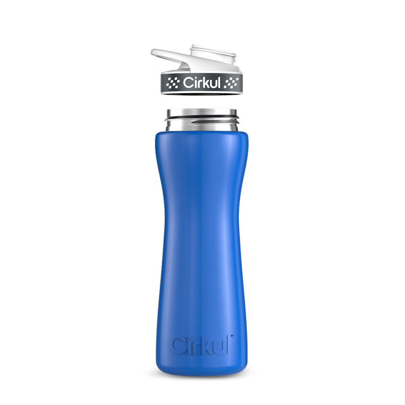 22oz. Stainless Steel Bottle & Comfort Grip Lid - 7W1D