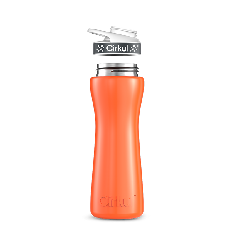 22oz. Stainless Steel Bottle & Comfort Grip Lid - 7W1D