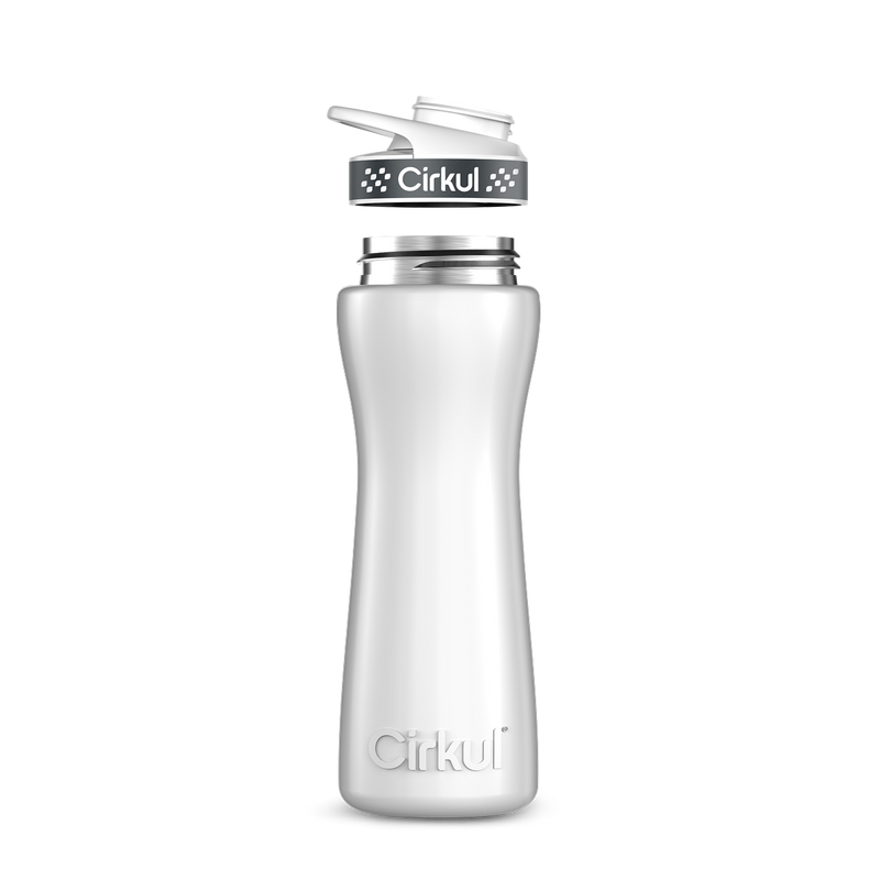 22oz. Stainless Steel Bottle & Comfort Grip Lid - 7W1D