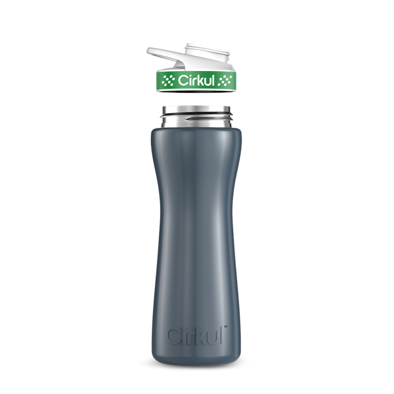 22oz. Stainless Steel Bottle & Comfort Grip Lid - 7W1D
