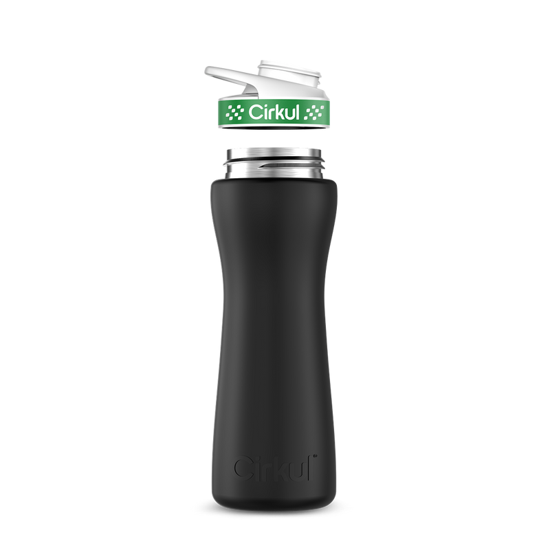 22oz. Stainless Steel Bottle & Comfort Grip Lid - 7W1D
