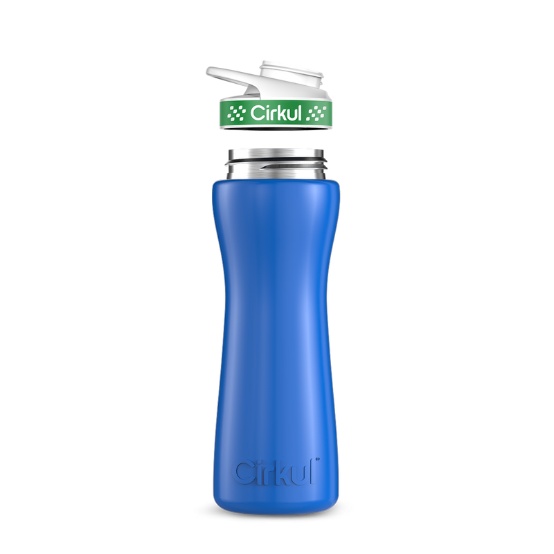22oz. Stainless Steel Bottle & Comfort Grip Lid - 7W1D