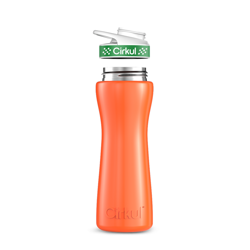 22oz. Stainless Steel Bottle & Comfort Grip Lid - 7W1D