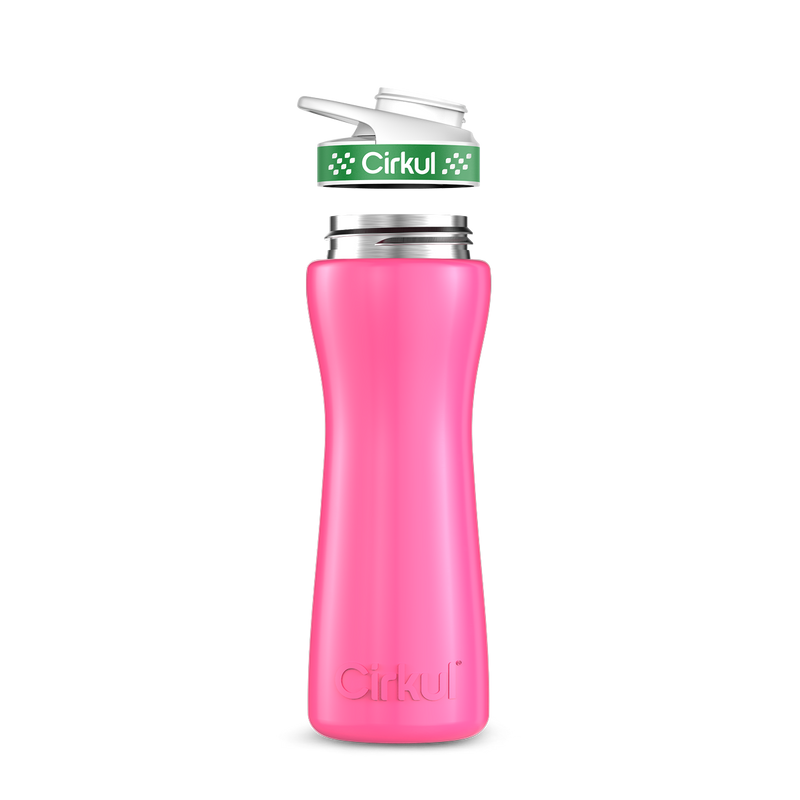 22oz. Stainless Steel Bottle & Comfort Grip Lid - 7W1D