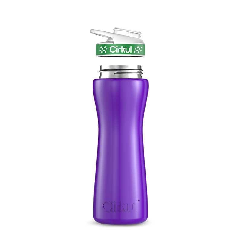 22oz. Stainless Steel Bottle & Comfort Grip Lid - 7W1D