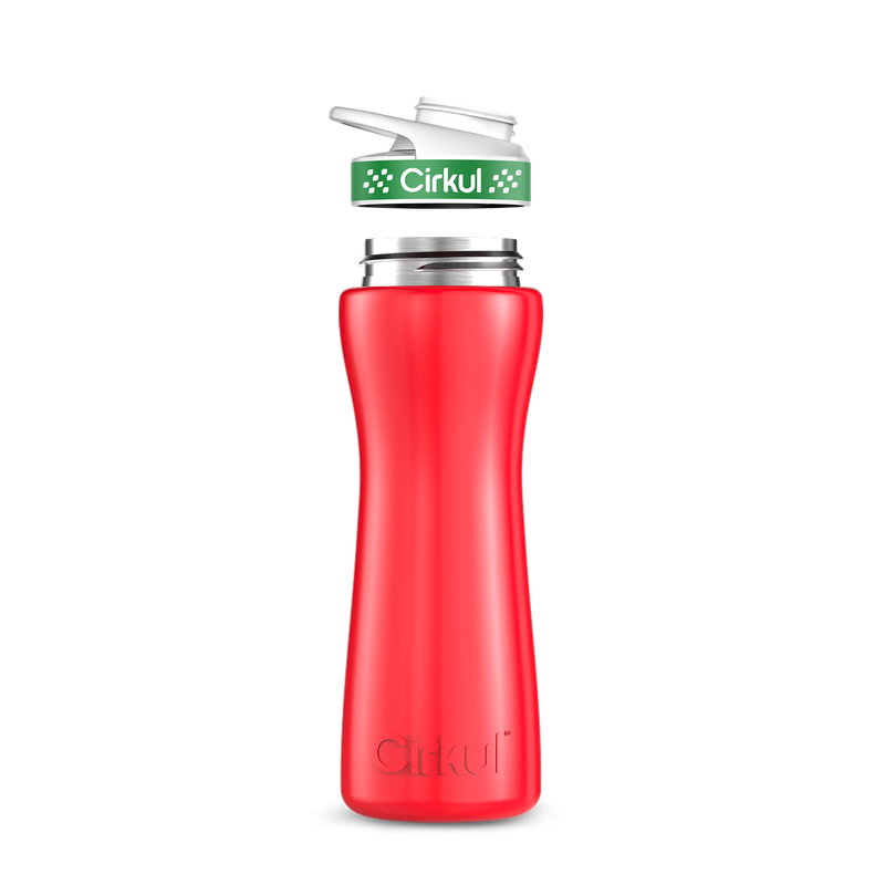 22oz. Stainless Steel Bottle & Comfort Grip Lid - 7W1D