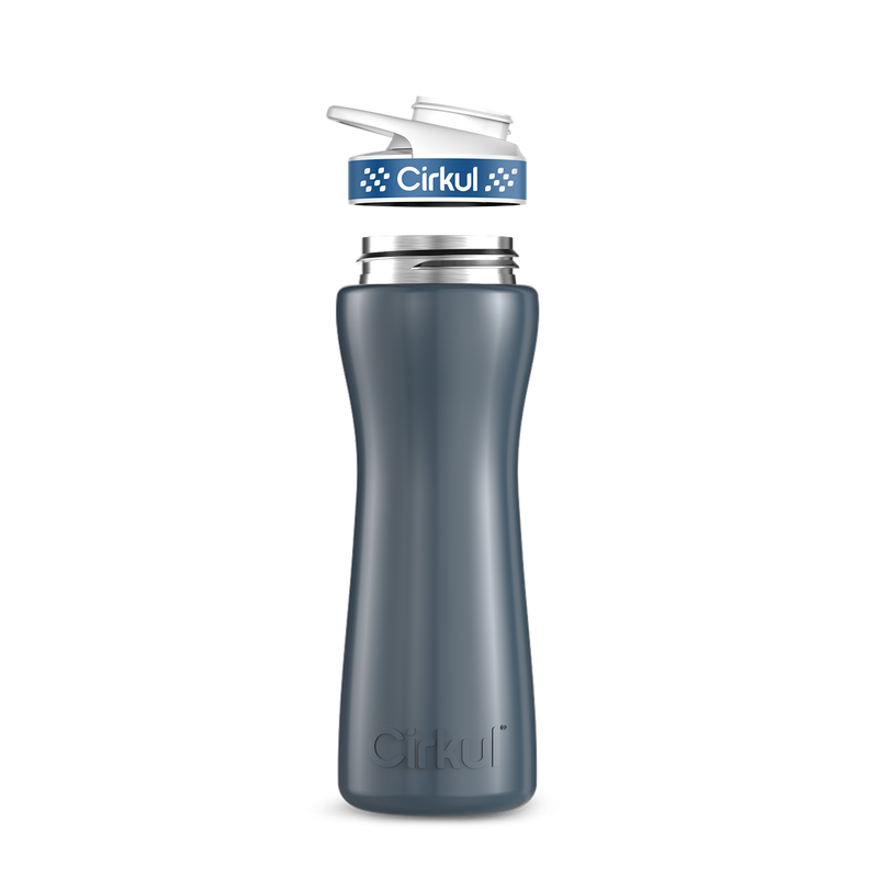 22oz. Stainless Steel Bottle & Comfort Grip Lid - 7W1D