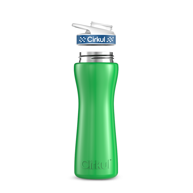 22oz. Stainless Steel Bottle & Comfort Grip Lid - 7W1D