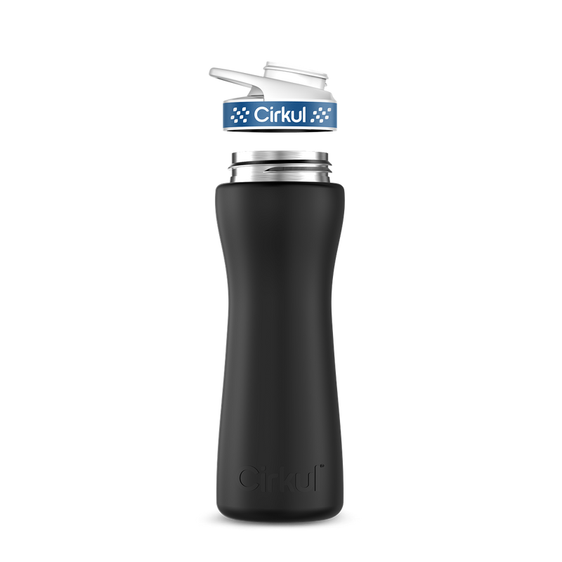 22oz. Stainless Steel Bottle & Comfort Grip Lid - 7W1D