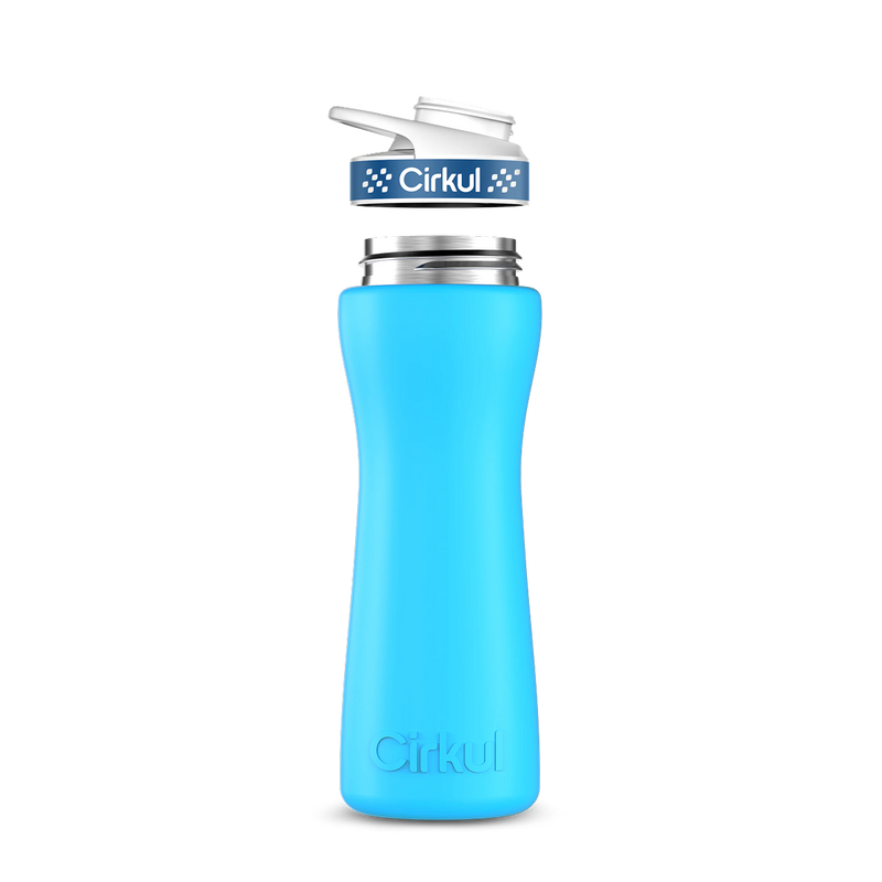 22oz. Stainless Steel Bottle & Comfort Grip Lid - 7W1D