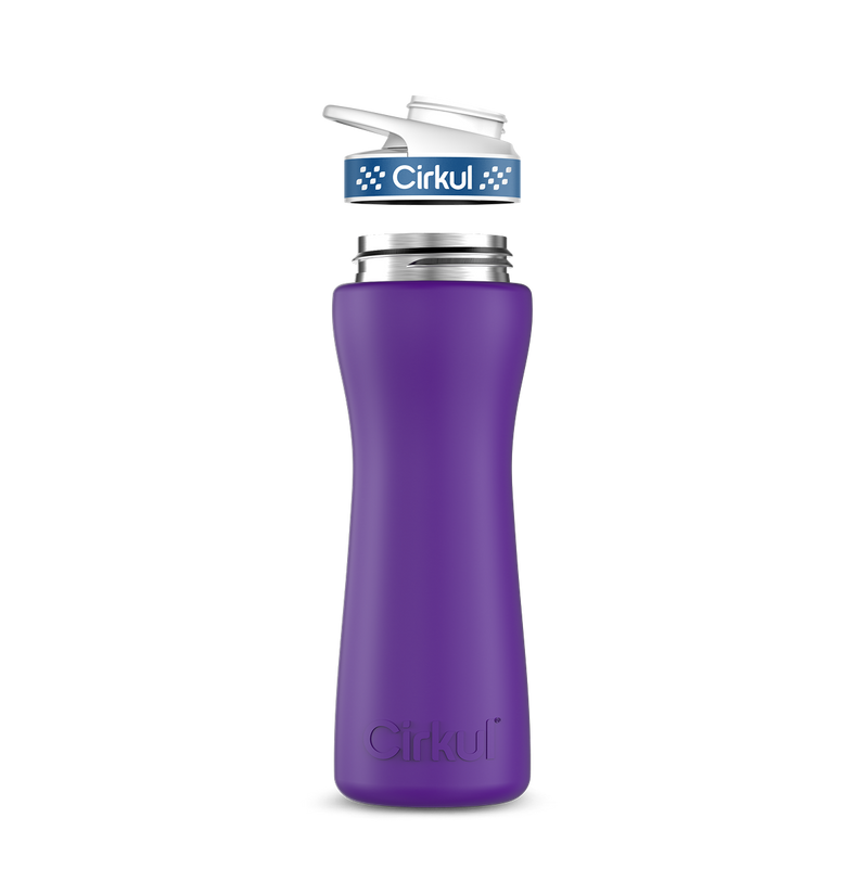 22oz. Stainless Steel Bottle & Comfort Grip Lid - 7W1D