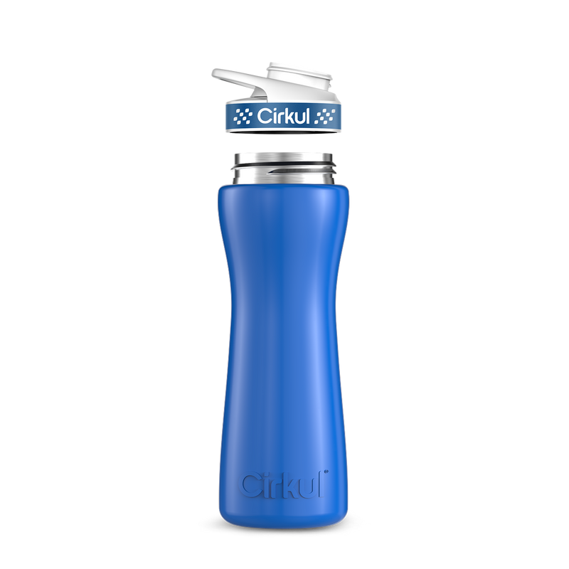 22oz. Stainless Steel Bottle & Comfort Grip Lid - 7W1D