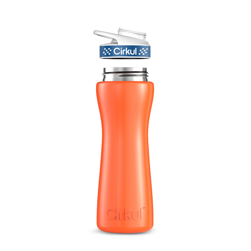 22oz. Stainless Steel Bottle & Comfort Grip Lid - 7W1D