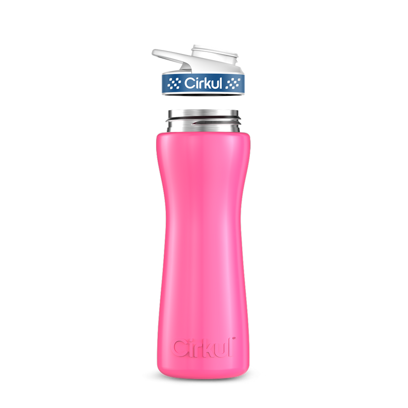 22oz. Stainless Steel Bottle & Comfort Grip Lid - 7W1D