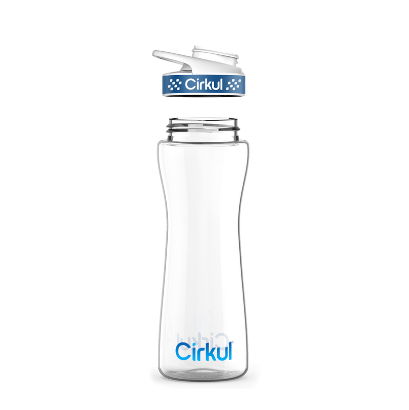 22oz. Plastic Bottle & Comfort Grip Lid - CLCC