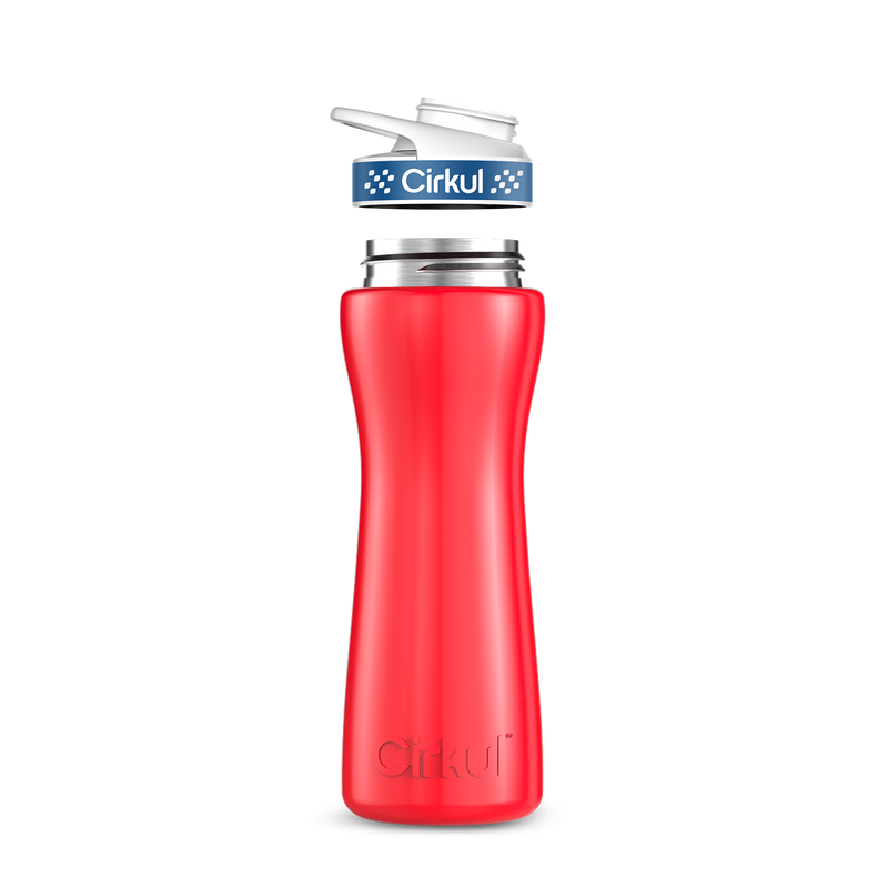 22oz. Stainless Steel Bottle & Comfort Grip Lid - 7W1D