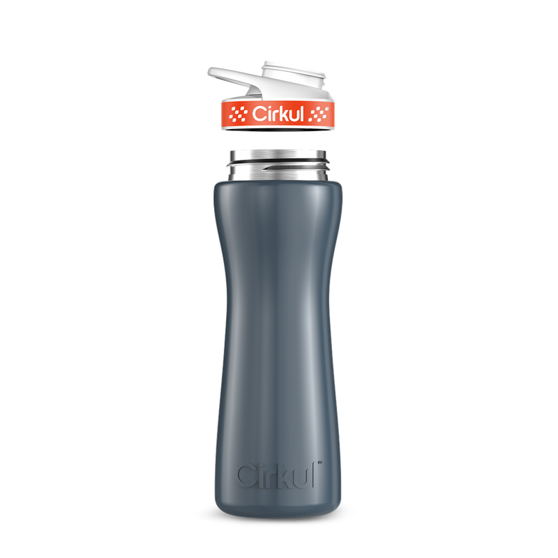 22oz. Stainless Steel Bottle & Comfort Grip Lid - 7W1D