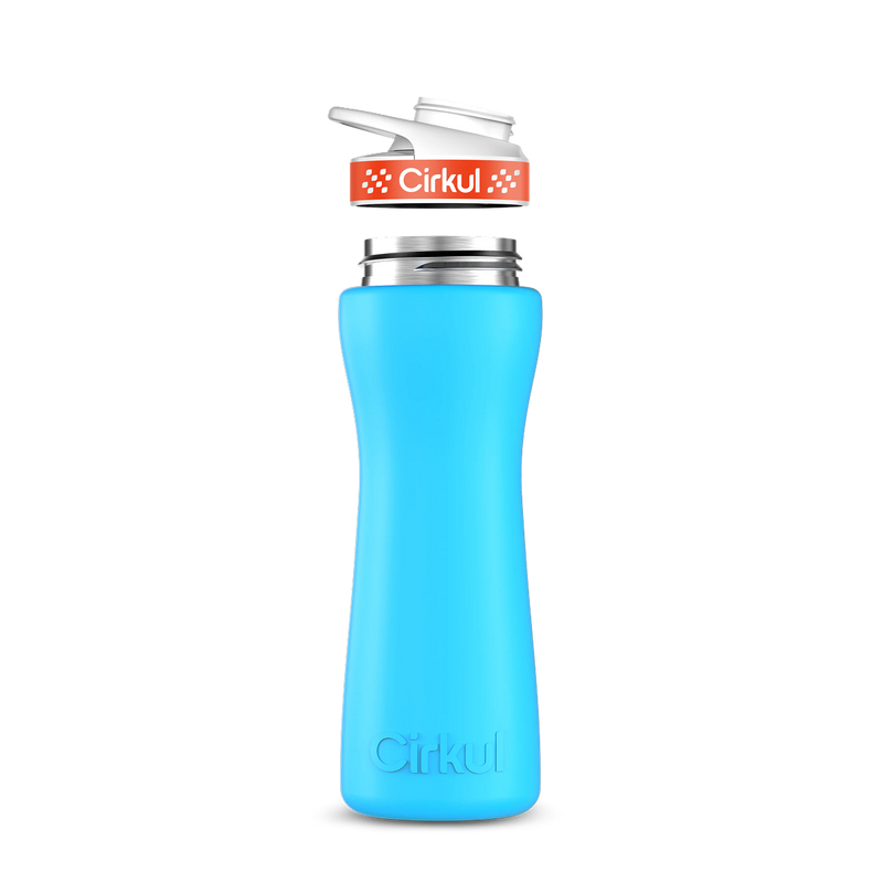 22oz. Stainless Steel Bottle & Comfort Grip Lid - 7W1D