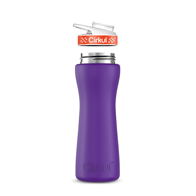 22oz. Stainless Steel Bottle & Comfort Grip Lid - 7W1D