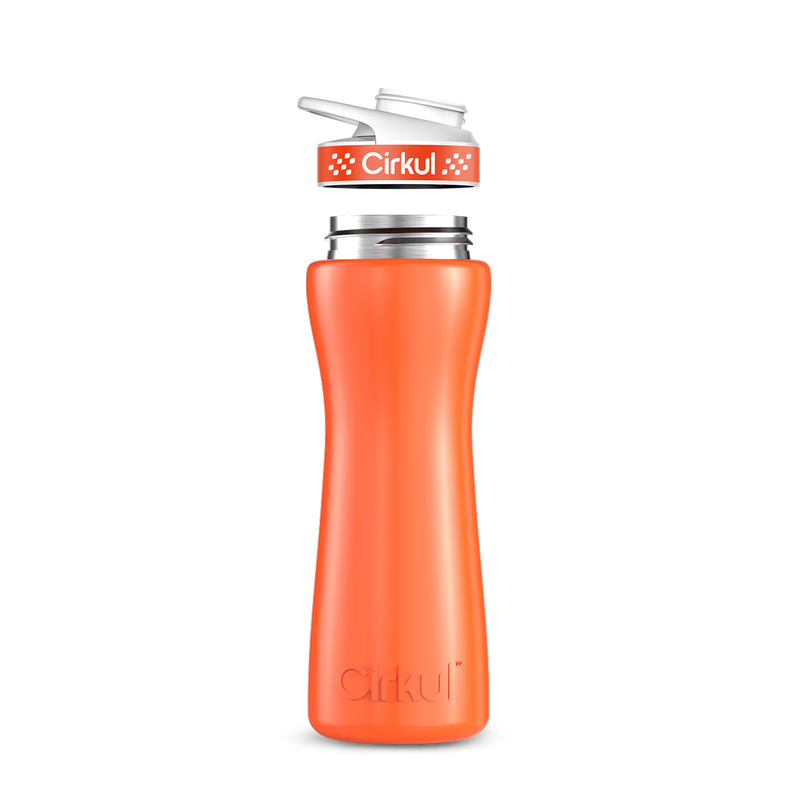 22oz. Stainless Steel Bottle & Comfort Grip Lid - 7W1D