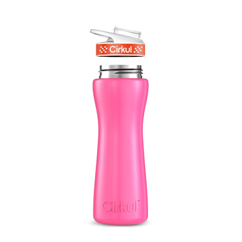22oz. Stainless Steel Bottle & Comfort Grip Lid - 7W1D