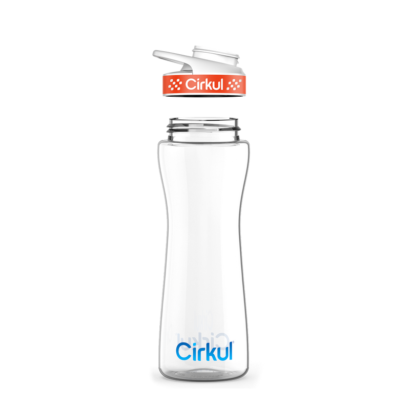 22oz. Plastic Bottle & Comfort Grip Lid - CLCC