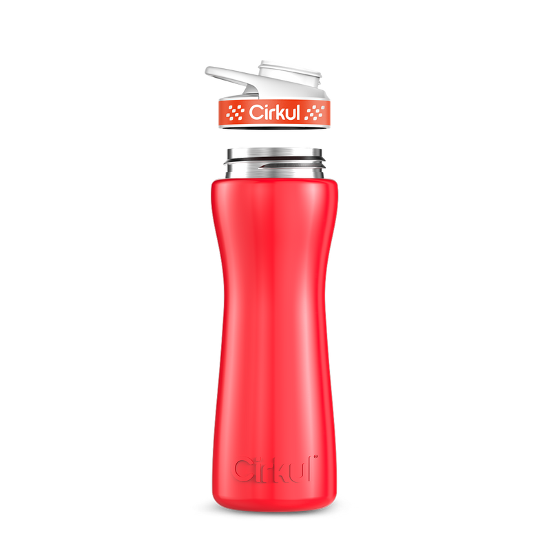22oz. Stainless Steel Bottle & Comfort Grip Lid - 7W1D