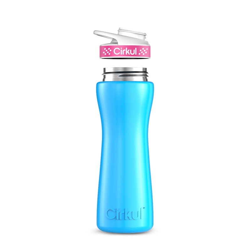 22oz. Stainless Steel Bottle & Comfort Grip Lid - 7W1D