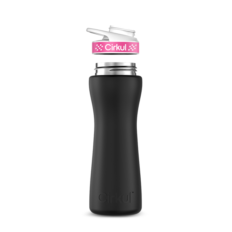 22oz. Stainless Steel Bottle & Comfort Grip Lid - 7W1D