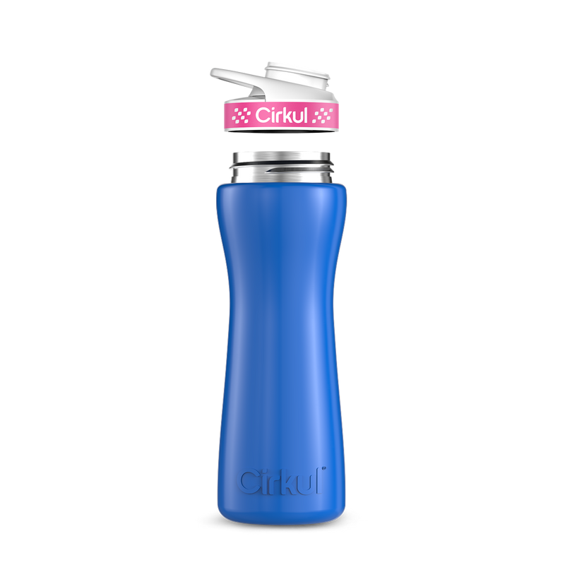 22oz. Stainless Steel Bottle & Comfort Grip Lid - 7W1D