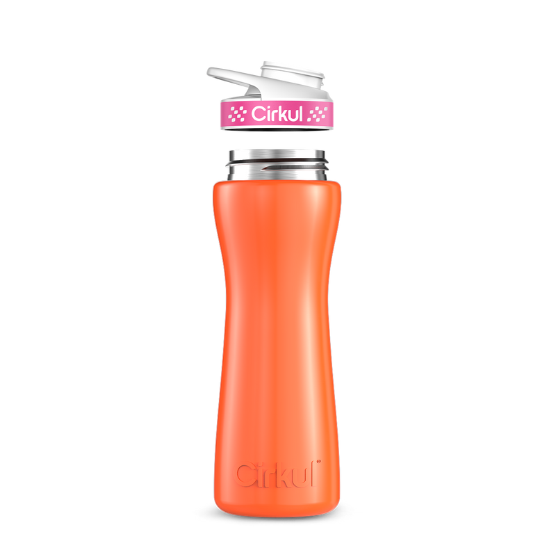 22oz. Stainless Steel Bottle & Comfort Grip Lid - 7W1D