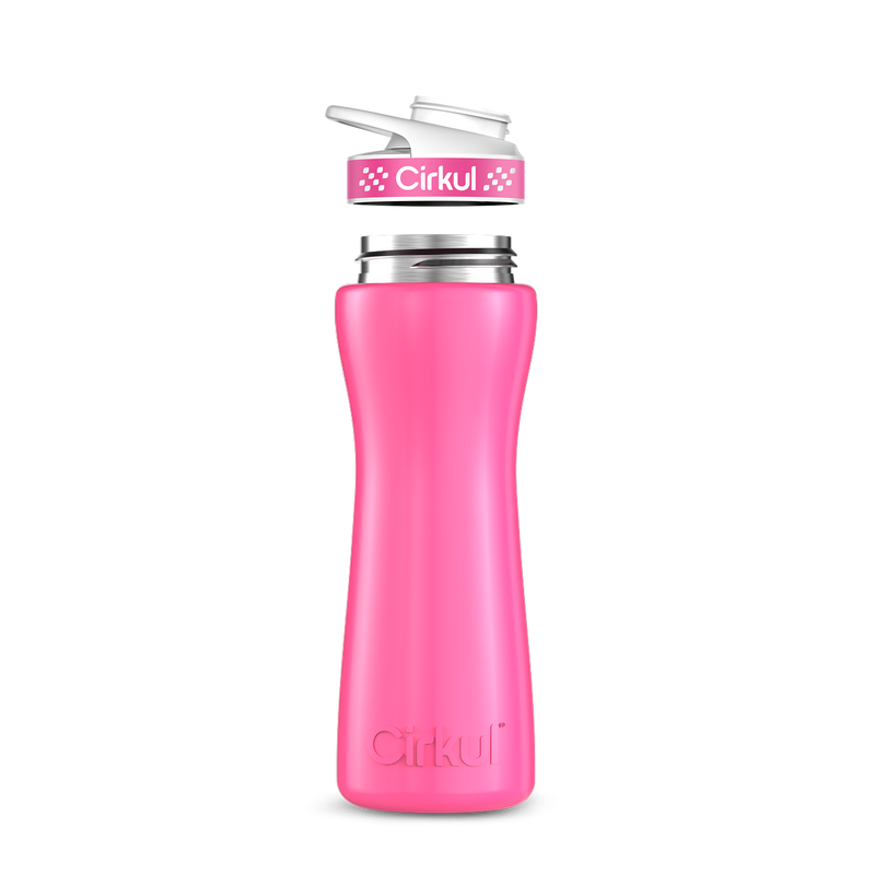 22oz. Stainless Steel Bottle & Comfort Grip Lid - 7W1D